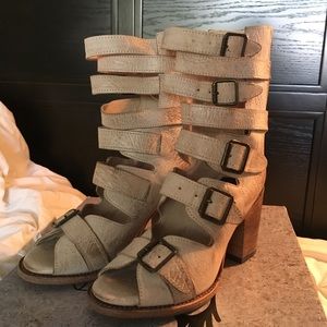 Freebird by Steven Bond Bootie Sandal Taupe 8